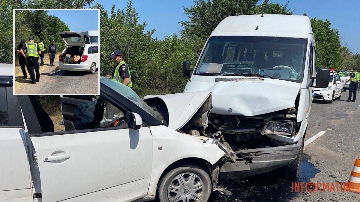 У Кривому Розі Skoda виїхала на "зустрічку" та врізалась у автобус: постраждав пасажир