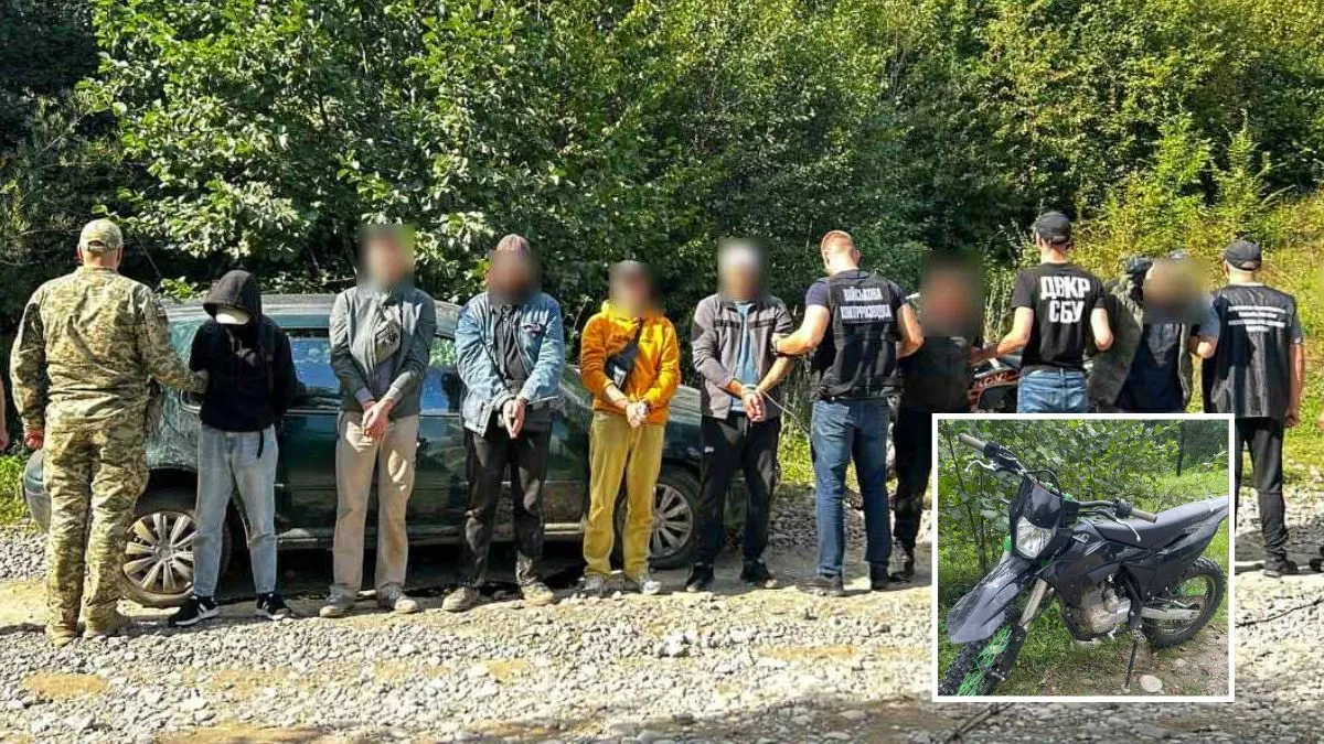 На кордоні з Румунією з гонитвою затримали чоловіків із Дніпропетровської та інших областей, які хотіли переплисти Тису