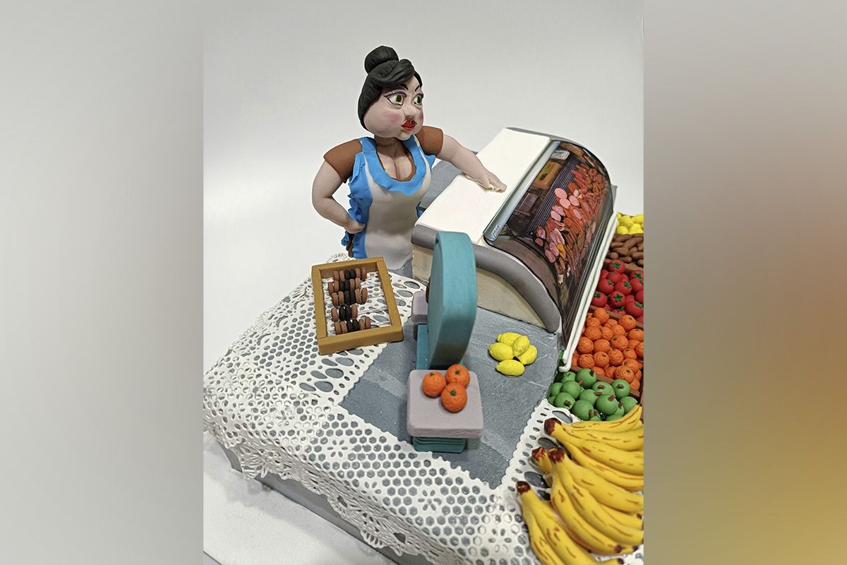 Днепровский кондитер Дмитрий Никифоренко сделал торт, который смотрится как прилавок с продуктами. Днепровский кондитер Дмитрий Никифоренко сделал торт, который смотрится как прилавок с продуктами.