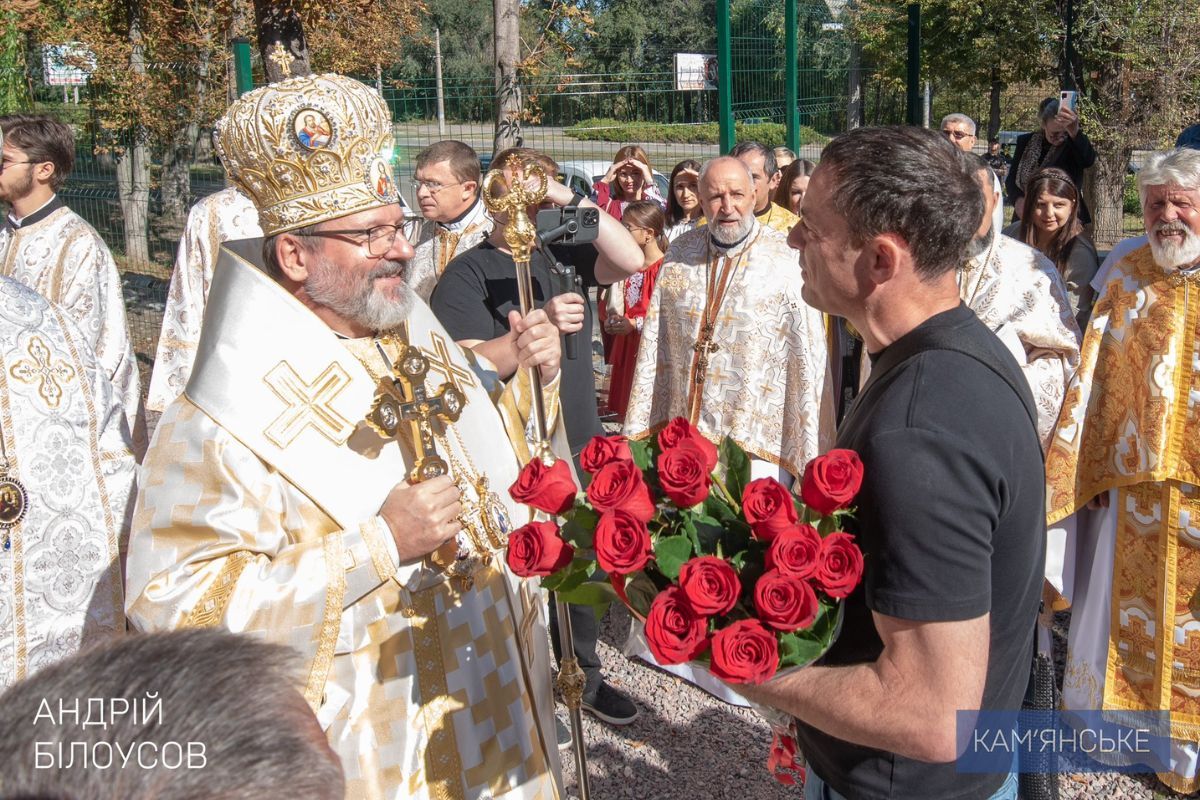Торжественную литургию и чин самого освящения совершил Блаженнейший Святослав.