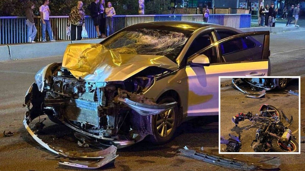 У Кам'янському Hyundai зіштовхнувся зі скутеристом: водій двоколісного загинув, постраждав 14-річний хлопець