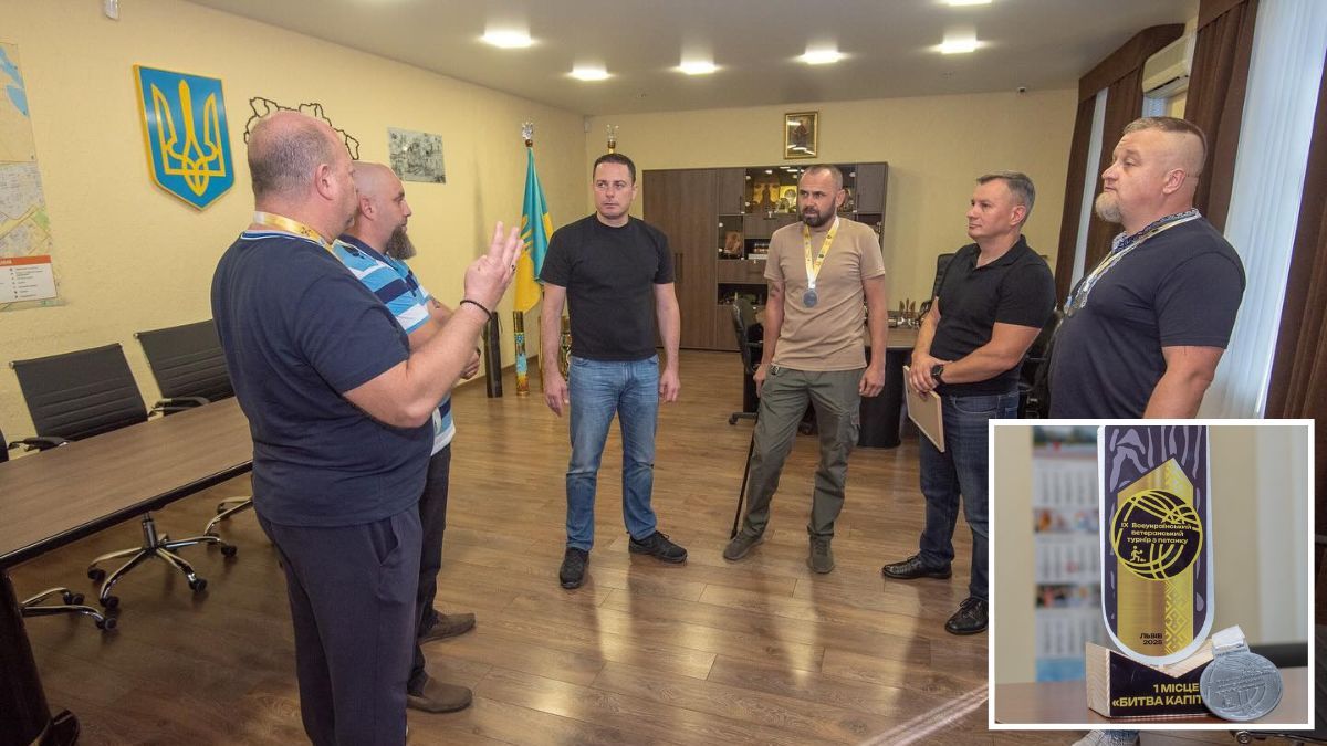 Мер Кам’янського привітав Павла Некритого, який переміг на IX Всеукраїнському ветеранському турнірі з петанку