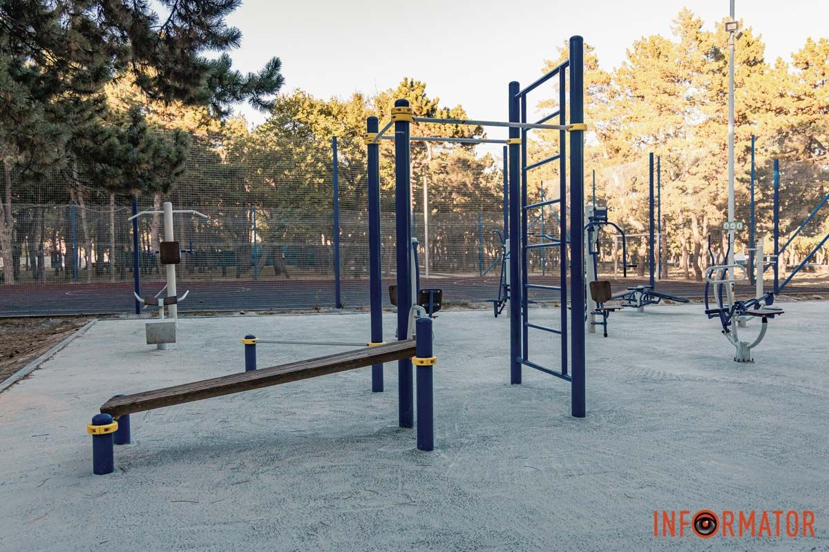 Так сейчас выглядит спортивная площадка Отремонтировали ли спортивную площадку в Днепре в парке Писаржевского 11