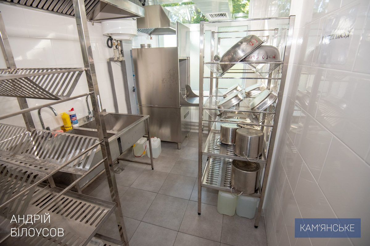 У Ліцеї №20 у Кам’янському відкрити після ремонту харчоблок 1