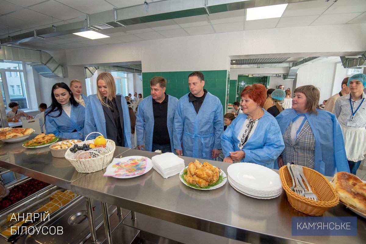 У Ліцеї №20 у Кам’янському відкрити після ремонту харчоблок 4