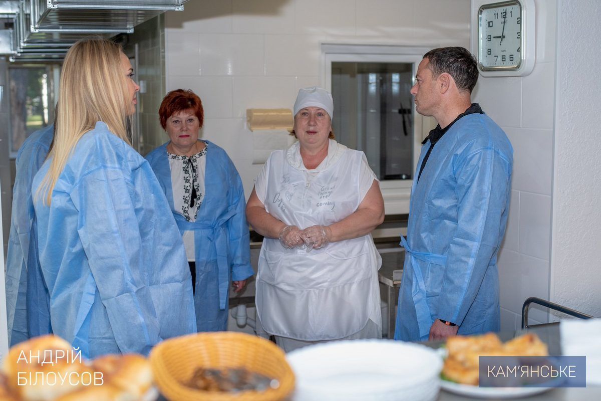 У Ліцеї №20 у Кам’янському відкрити після ремонту харчоблок 5