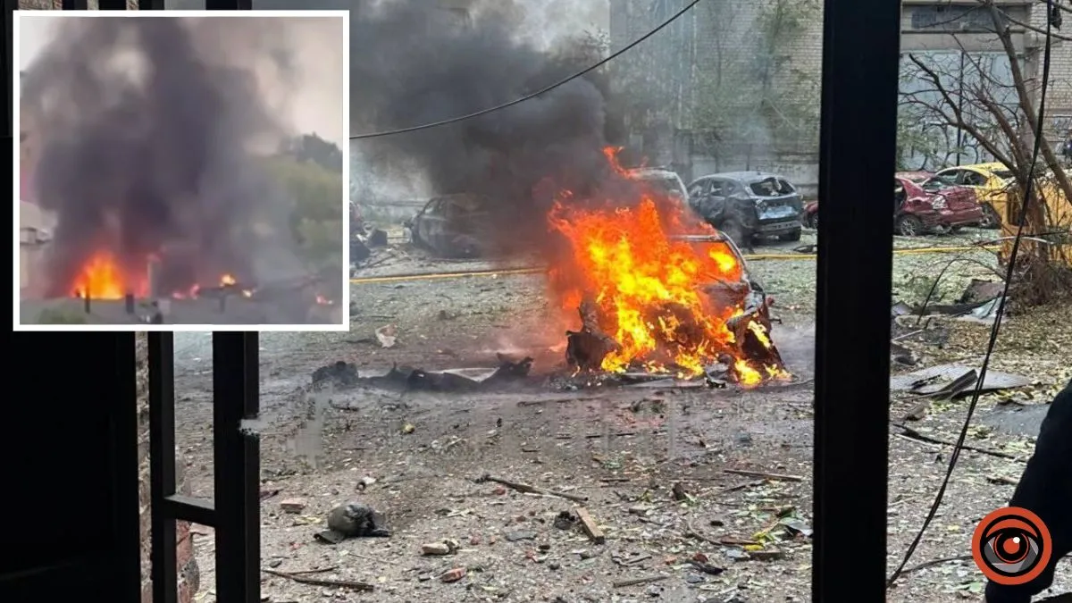 Есть раненые: в Днепре из-за атаки БпЛА возникло несколько пожаров