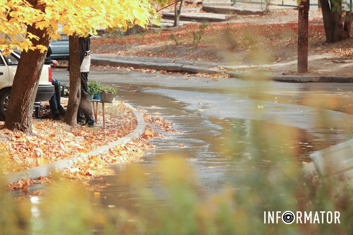 Затопило стадіон та гаражі: у Дніпрі на житловому масиві Сокіл з-під землі б'є вода 7
