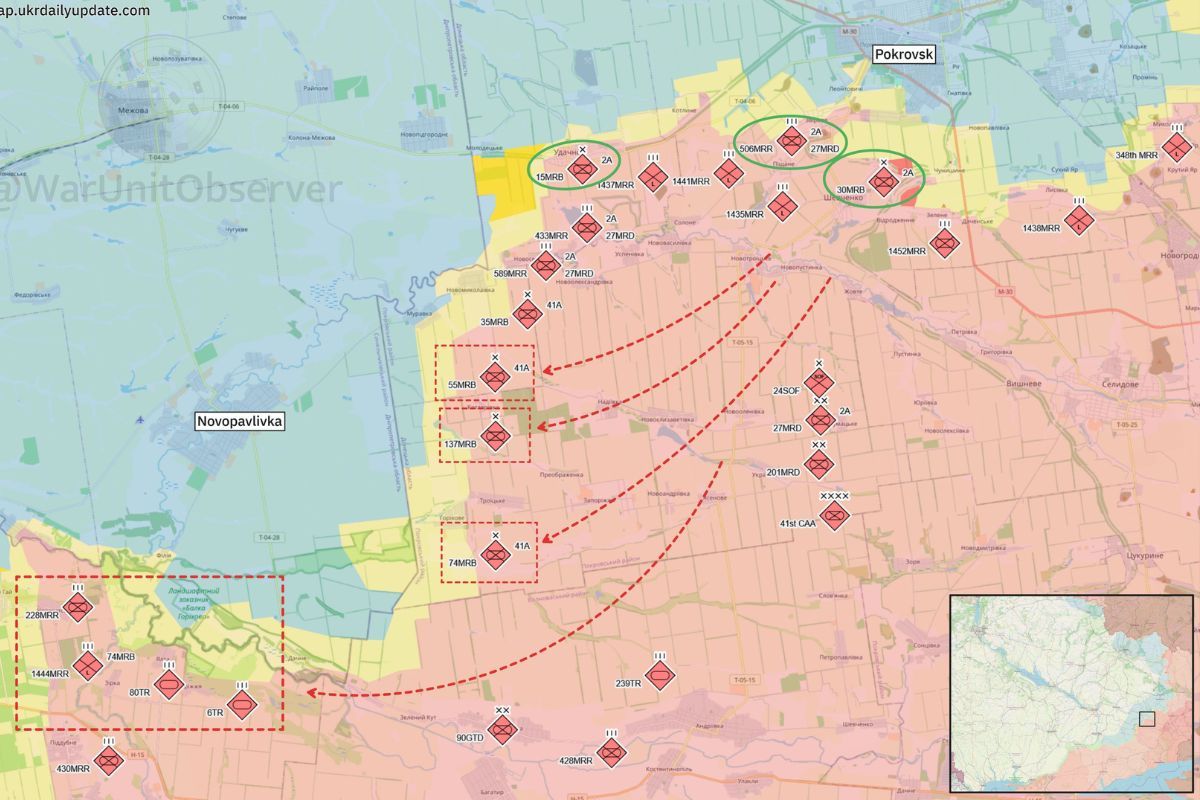 Враг опрокидывает войска из Покровского направления для наступления на Днепропетровскую область — OSINT-аналитик 1