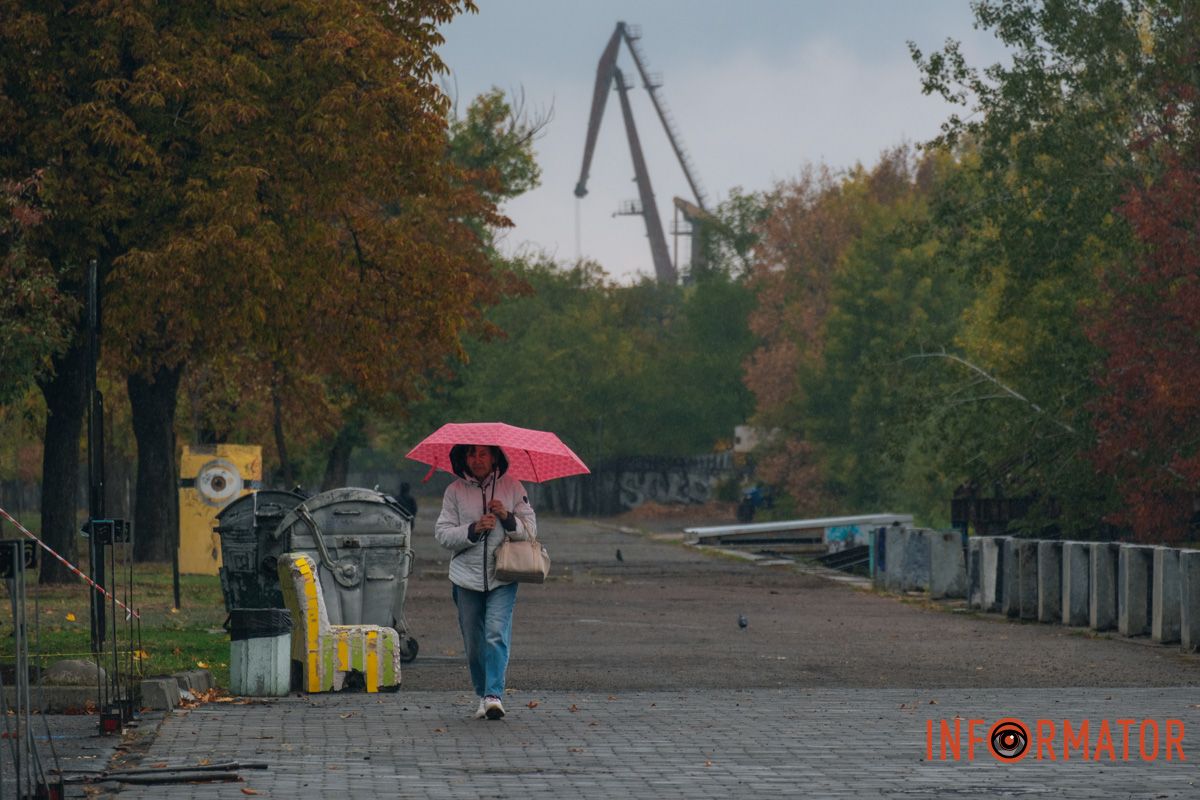 Люди с яркими зонтиками