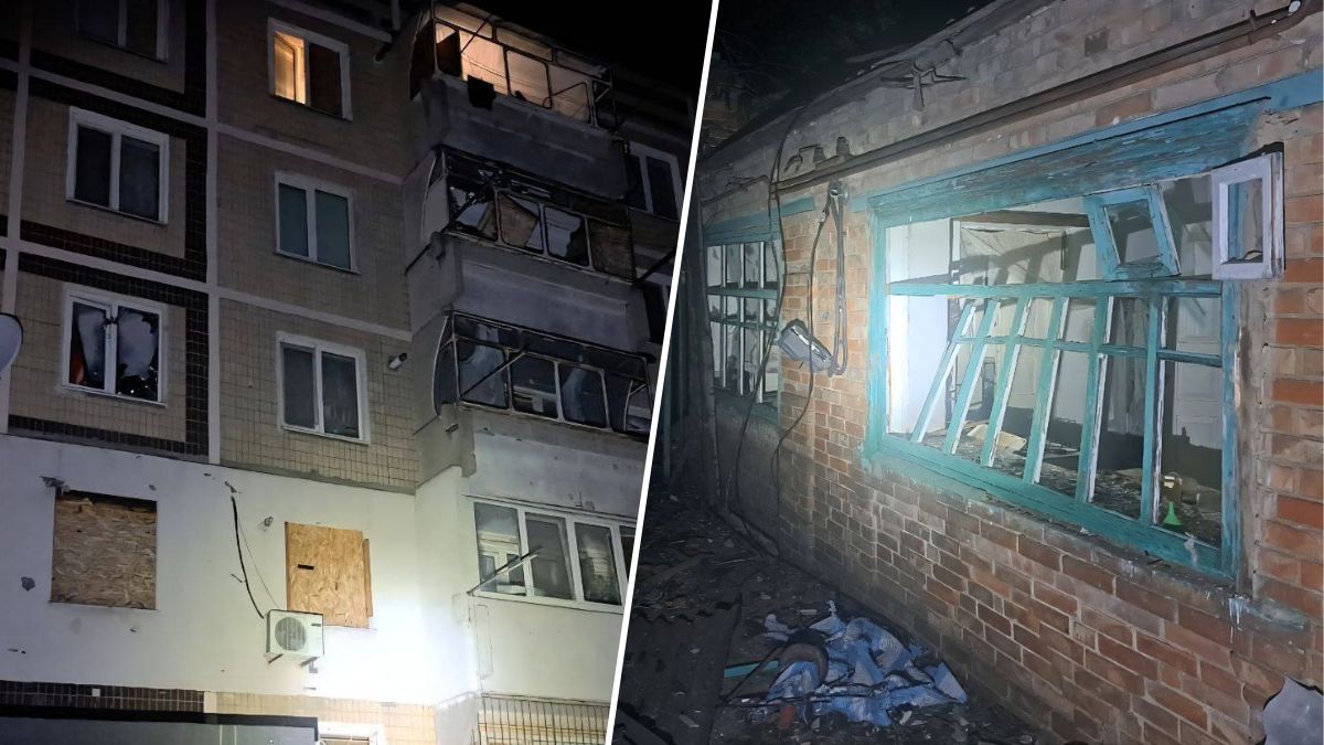 Враг атаковал Днепропетровскую область артиллерией и дронами: активно работала ПВО, повреждены жилые дома, пострадали две женщины