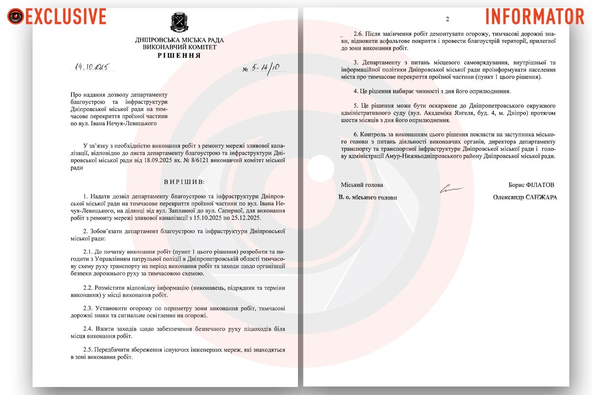 Рішення виконкому ДМР Рішення виконкому ДМР