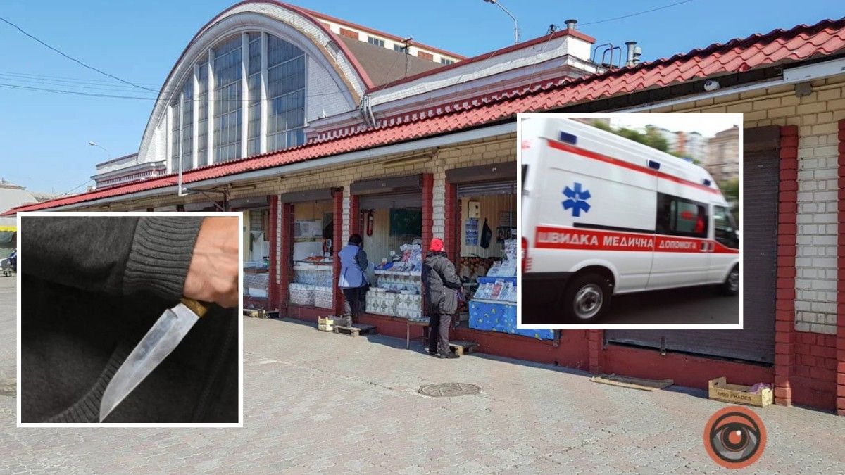 Спасали дважды: в Днепре возле "Озерки" агрессивный мужчина с ножевым ранением убегал от врачей
