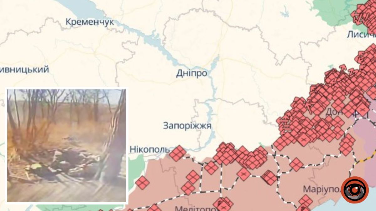 Ворог просунувся біля Філії у Дніпропетровській області, збільшилась «сіра зона» поблизу Вербового – DeepState