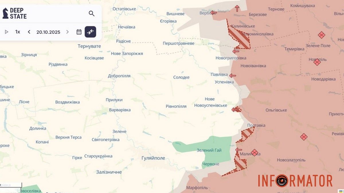 Просування рф біля Малинівки та Полтавки у Запорізькій області Просування рф біля Малинівки та Полтавки у Запорізькій області