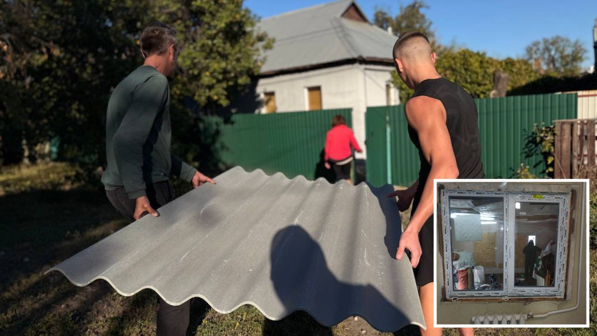 У Самарівці у Дніпрі відновлюють будинки, які постраждали від ворожих атак у вересні