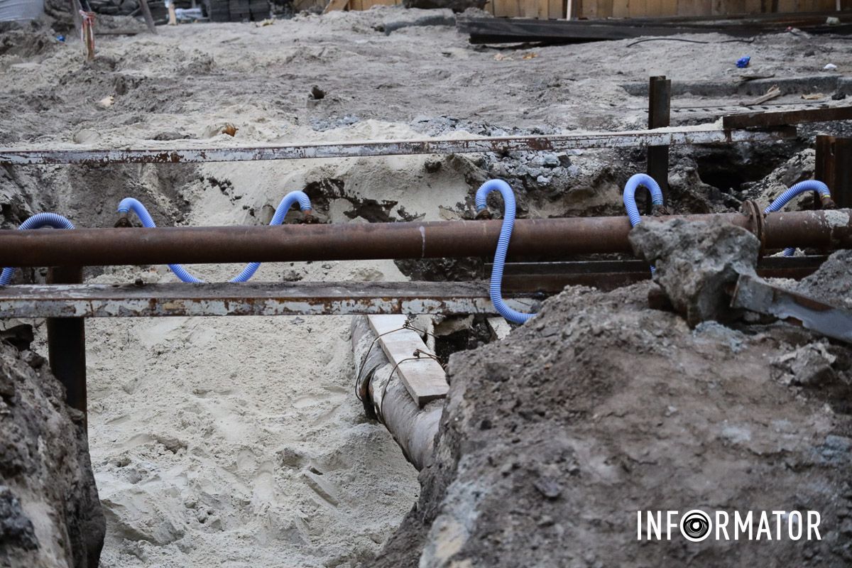 Роботи обійшлися в 28 мільйонів гривень У центрі Дніпра за 28 мільйонів замінюють зливову каналізацію: як просуваються роботи 4