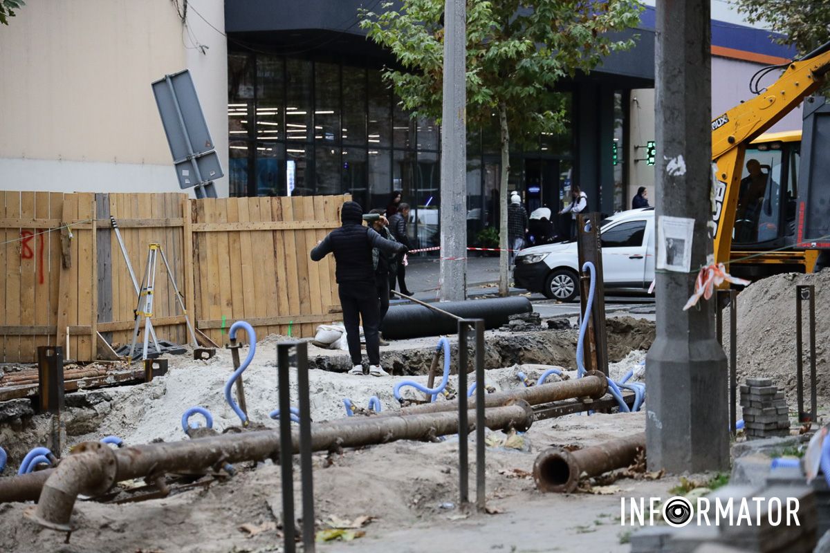 Замінюють труби У центрі Дніпра за 28 мільйонів замінюють зливову каналізацію: як просуваються роботи 7