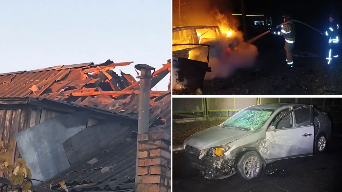 Ворог атакував Дніпропетровську область: є постраждалий, виникла пожежа, понівечені інфраструктура та будинок