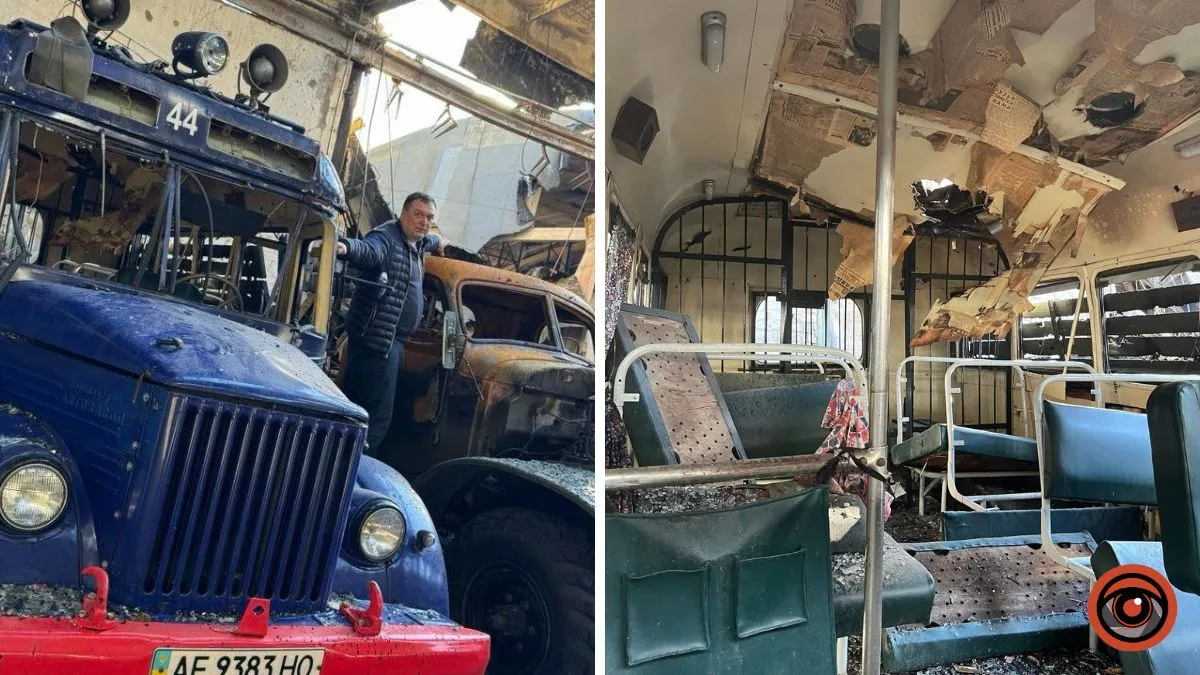 Ворожа атака по Дніпру: постраждали експонати технічного музею «Машини часу»