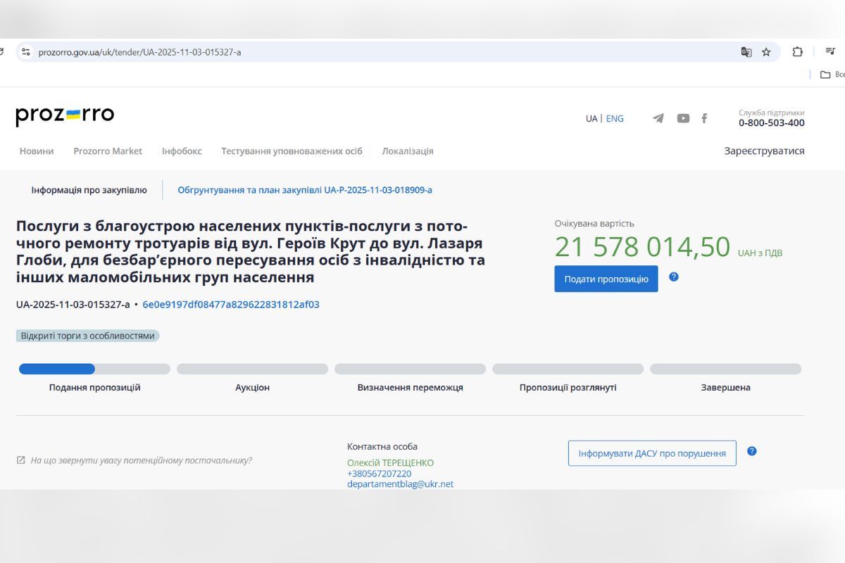 Первая отмененная закупка Первая отмененная закупка