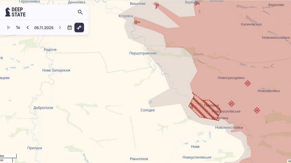 Успенівка, Нововасилівське та Павлівка Запорізької області - у "червоній зоні" діпстейт 2