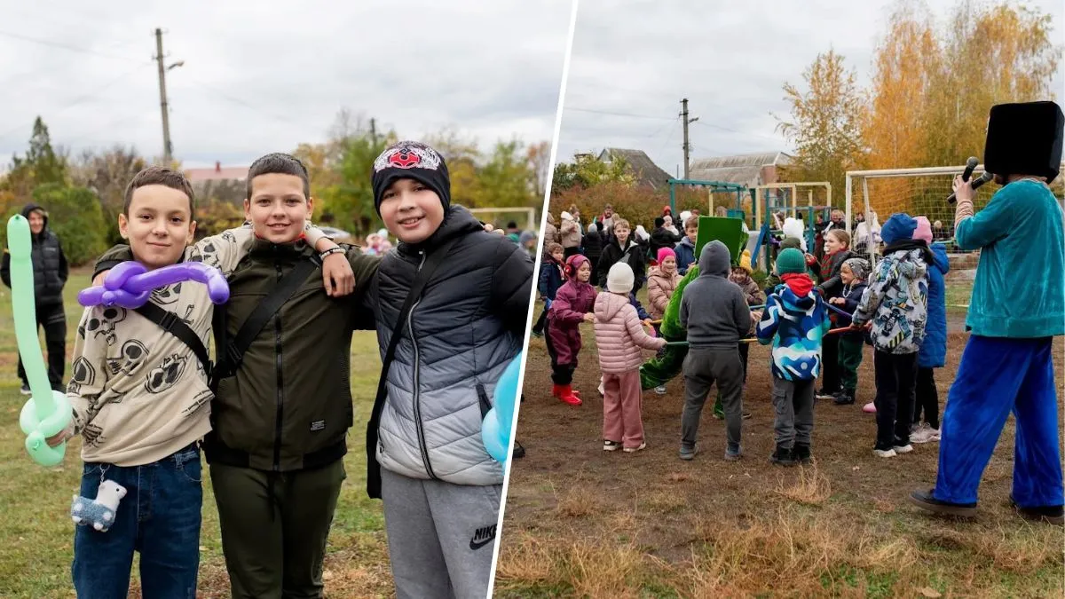 Аквагрим, солодка вата та ігри з аніматорами: у Дніпрі в Одинківці пройшло дитяче свято