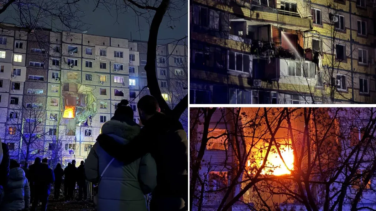 Удар дронами по Дніпру: "Шахед" влучив у багатоповерхівку, триває рятувальна операція – зберігається загроза БпЛА та ракет