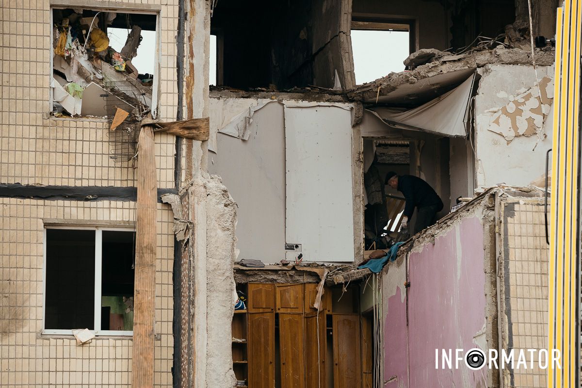 Відкрита рана на тілі Дніпра: як виглядає місце російської атаки після удару 8 листопада 4