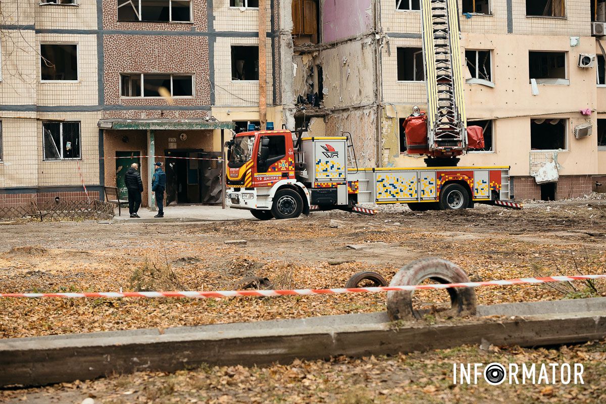 Відкрита рана на тілі Дніпра: як виглядає місце російської атаки після удару 8 листопада 5