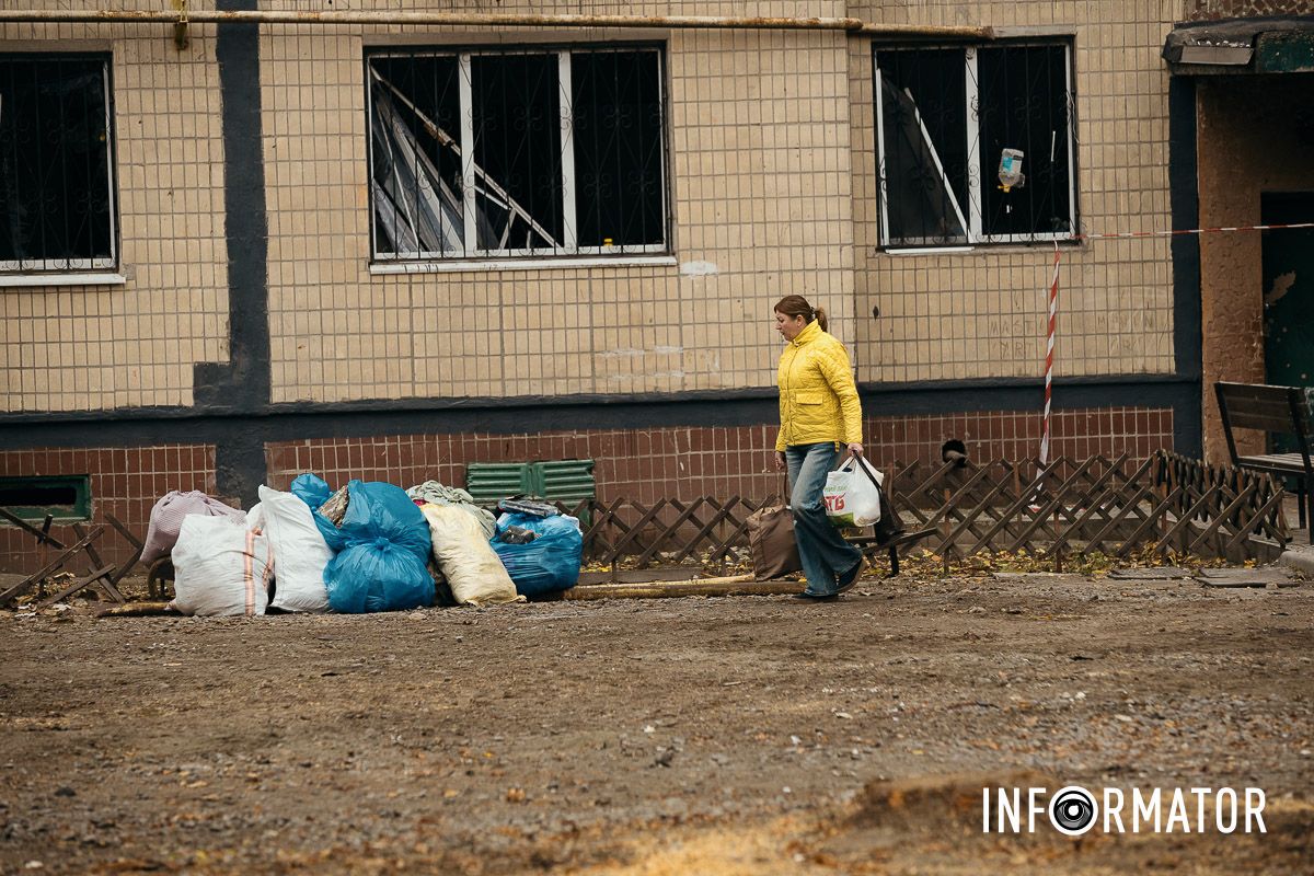 Відкрита рана на тілі Дніпра: як виглядає місце російської атаки після удару 8 листопада 18