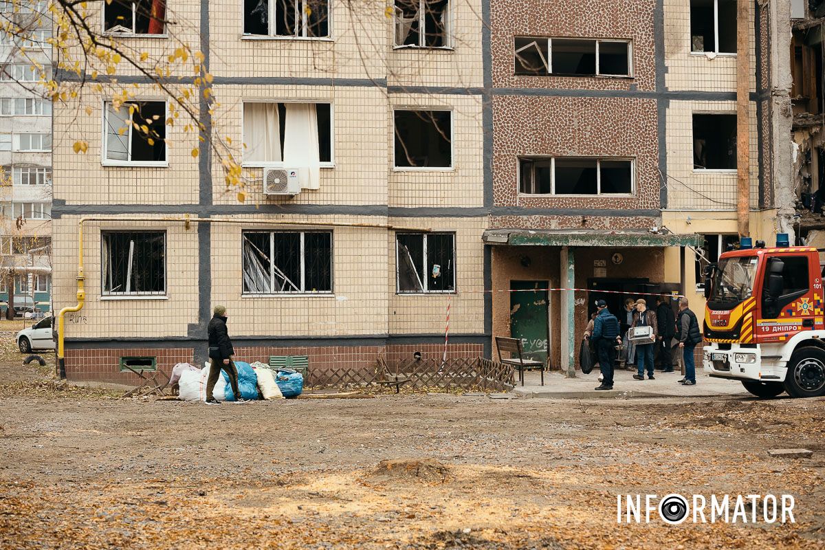 Відкрита рана на тілі Дніпра: як виглядає місце російської атаки після удару 8 листопада 20