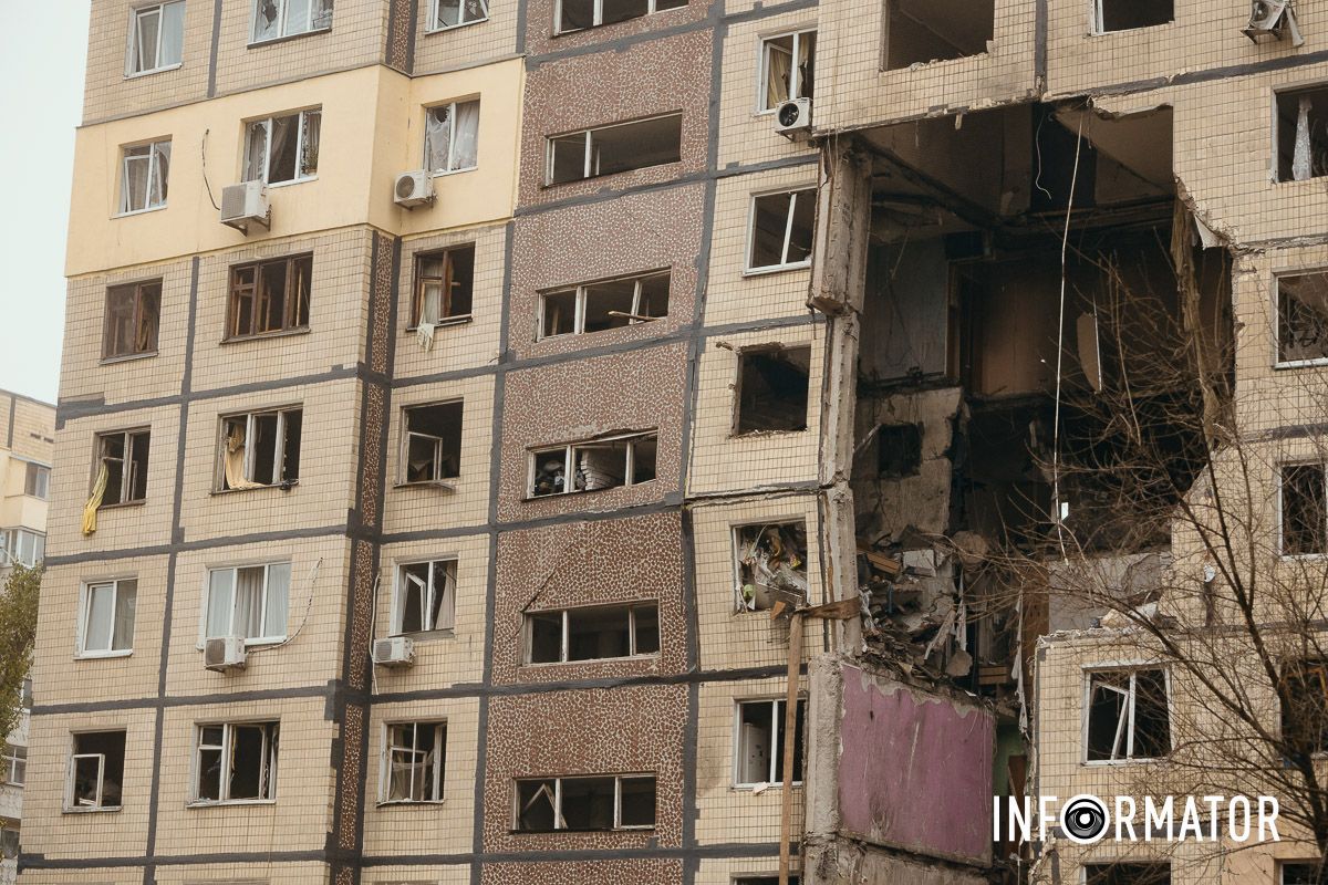 Відкрита рана на тілі Дніпра: як виглядає місце російської атаки після удару 8 листопада 52