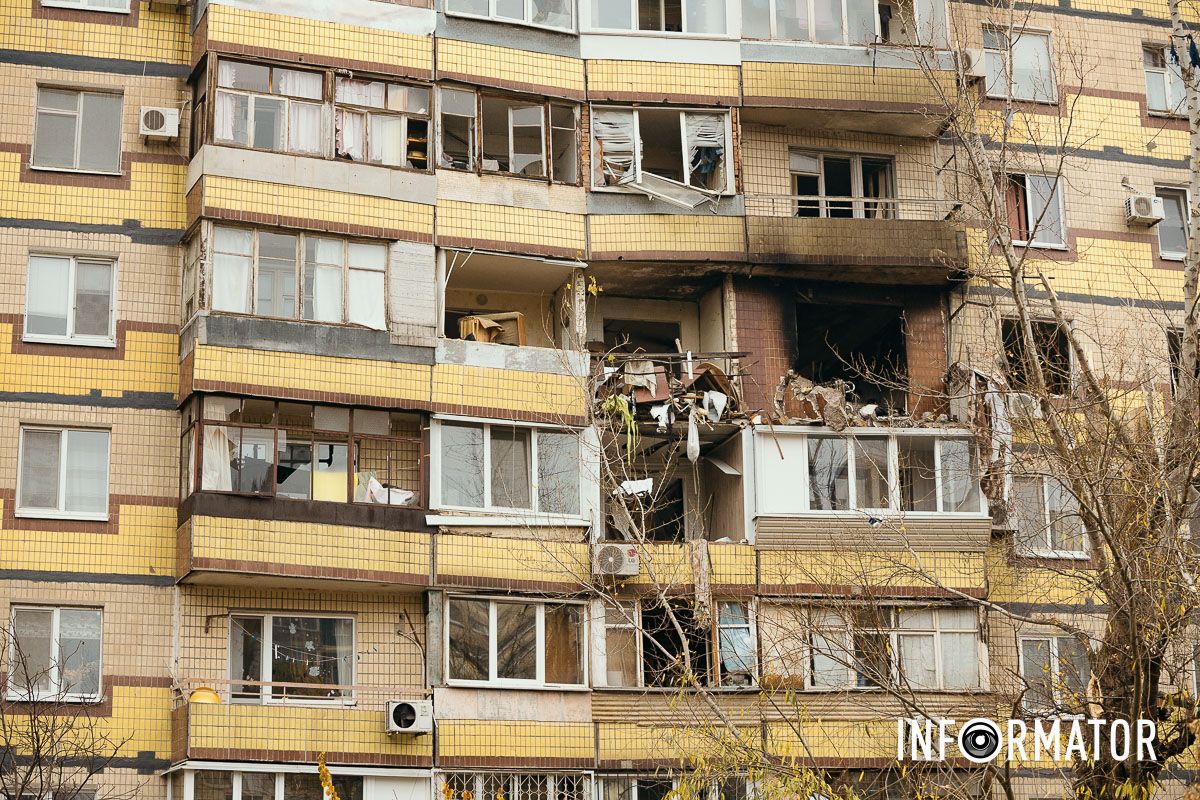 Відкрита рана на тілі Дніпра: як виглядає місце російської атаки після удару 8 листопада 56