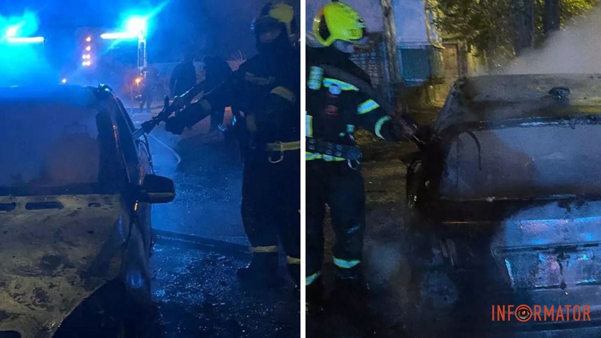 У Дніпрі на Галини Мазепи спалахнув Mercedes