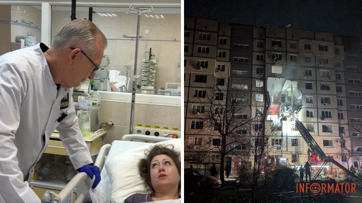 Пролетіла чотири поверхи вниз: у Дніпрі надають допомогу постраждалій від російської атаки 8 листопада