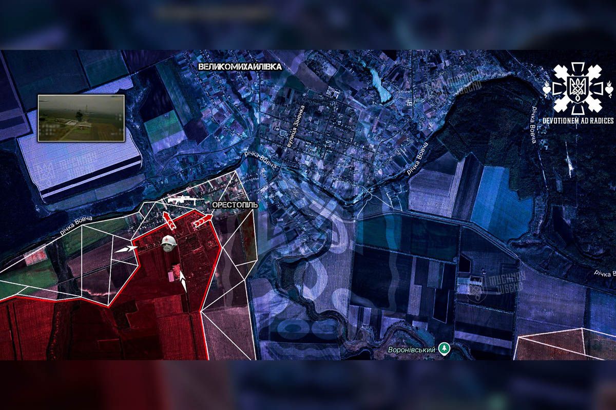 Загарбники закріпились у селі Орестопіль й поступово просуваються далі Загарбники закріпились у селі Орестопіль й поступово просуваються далі