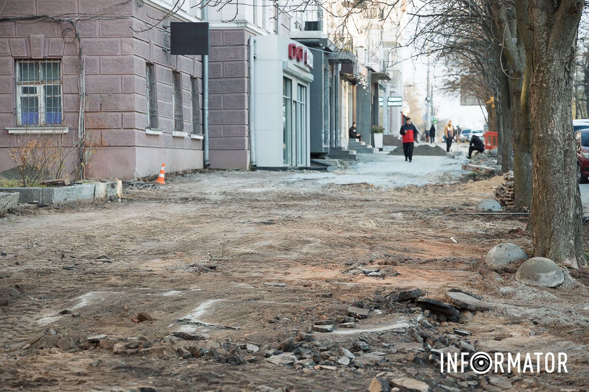 На Дмитра Яворницького розпочалися будівельні роботи У Дніпрі на проспекті Дмитра Яворницького почали перекладати бруківку за майже 10 мільйонів 2