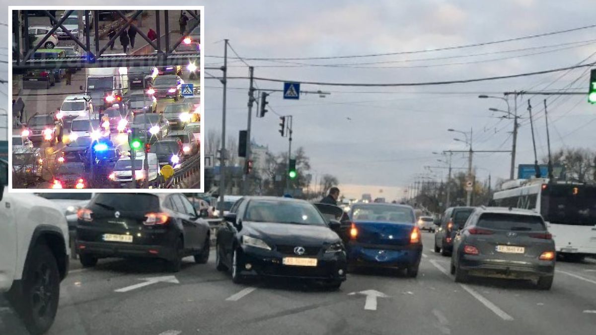 У Дніпрі Слобожанський проспект застиг у заторах ввечері п’ятниці