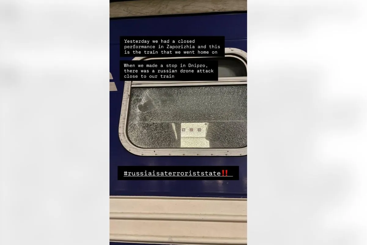 Пост, який опублікували музиканти в Instagram Поверталися з концерту із Запоріжжя: український гурт Ziferblat потрапив під російську атаку 1