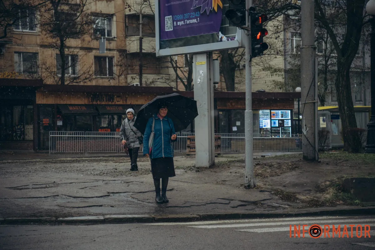 У Дніпрі 19 листопада пішов перший сніг