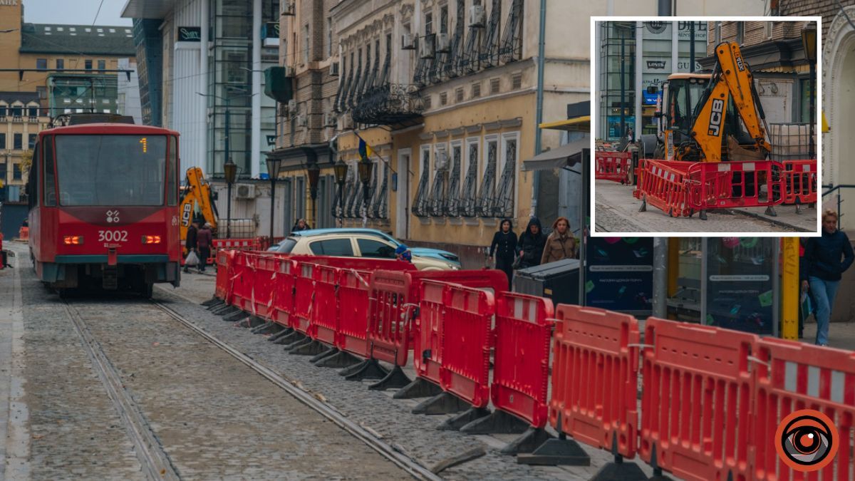 Вечером 20 ноября в Днепре трамваи №1 будут курсировать по другому маршруту