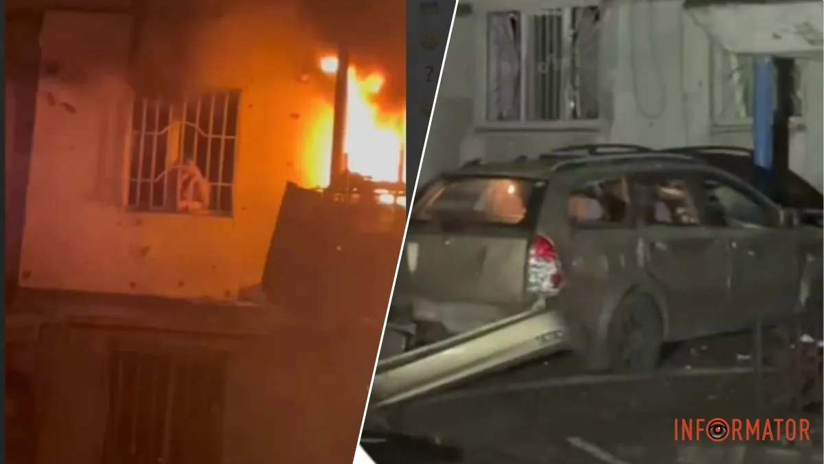 Нічні вибухи у Дніпрі: перші дані від ОВА, виникли пожежі, є постраждалі