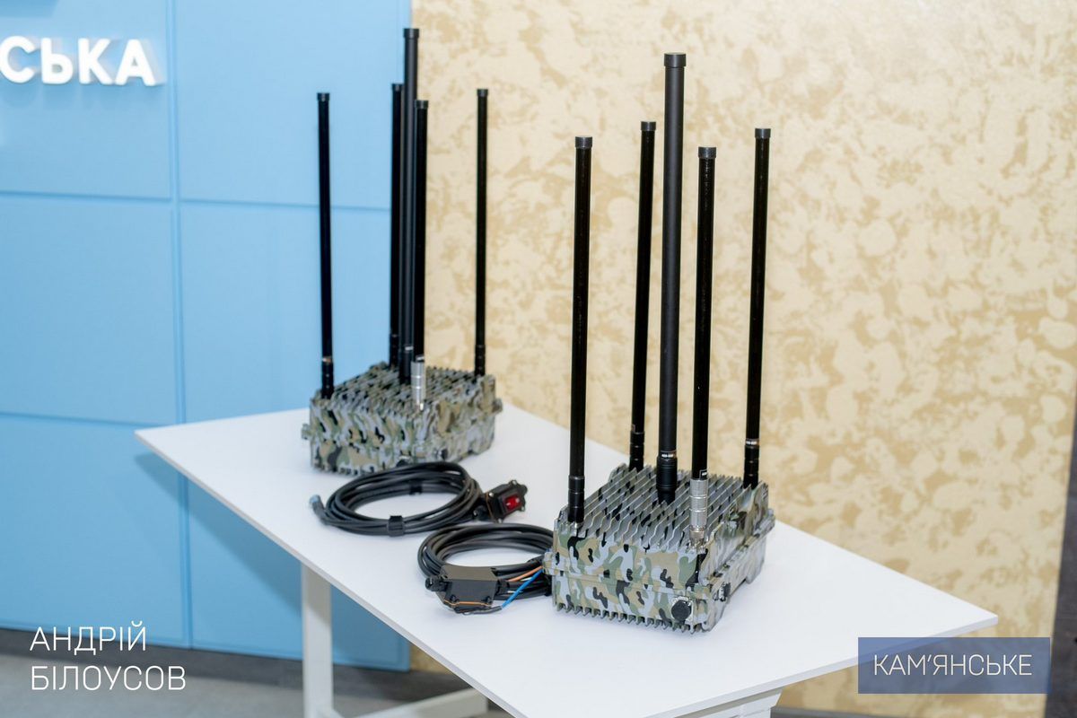 У Кам’янському передали комплекси РЕБ батальйону безпілотних систем «Небесна Кара» 1