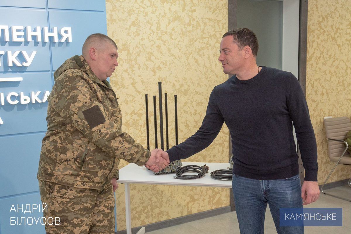 У Кам’янському передали комплекси РЕБ батальйону безпілотних систем «Небесна Кара» 2