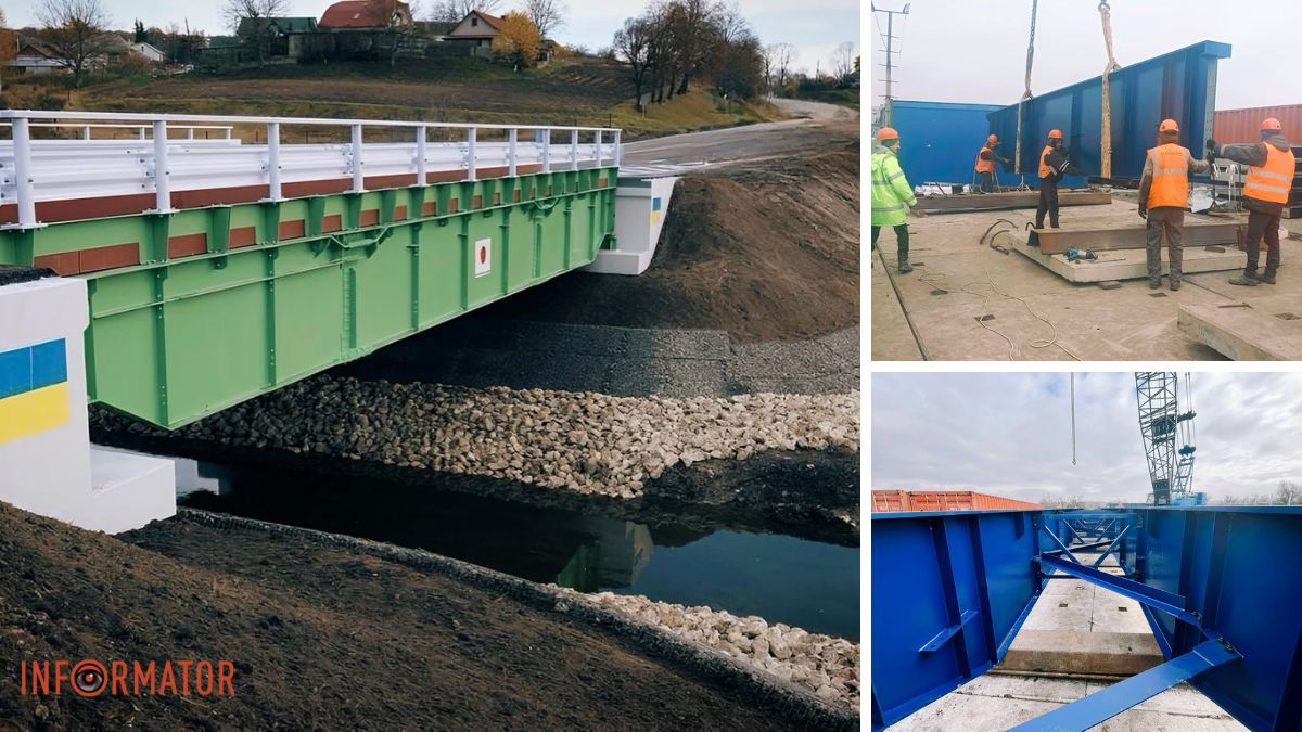 Японські модульні мости в Україні: у Дніпропетровській області монтують 40-метрову переправу для евакуаційного маршруту