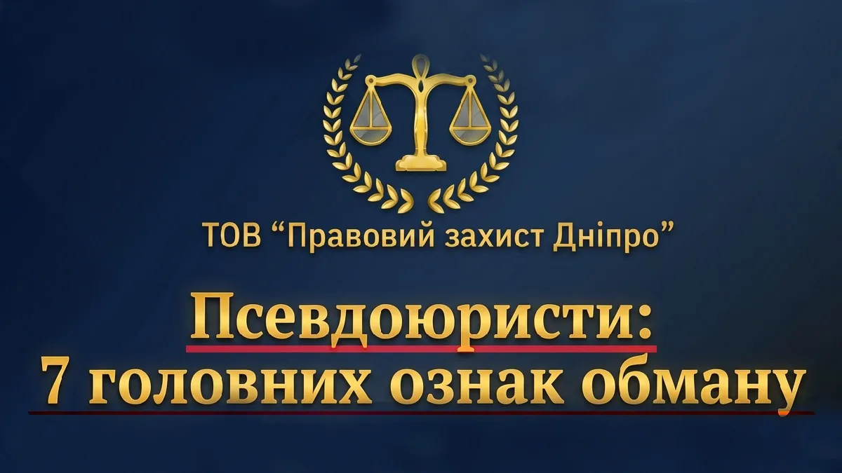 Як не попастися на гачок псевдоюристів: 7 головних ознак обману та чому варто обирати перевірених фахівців