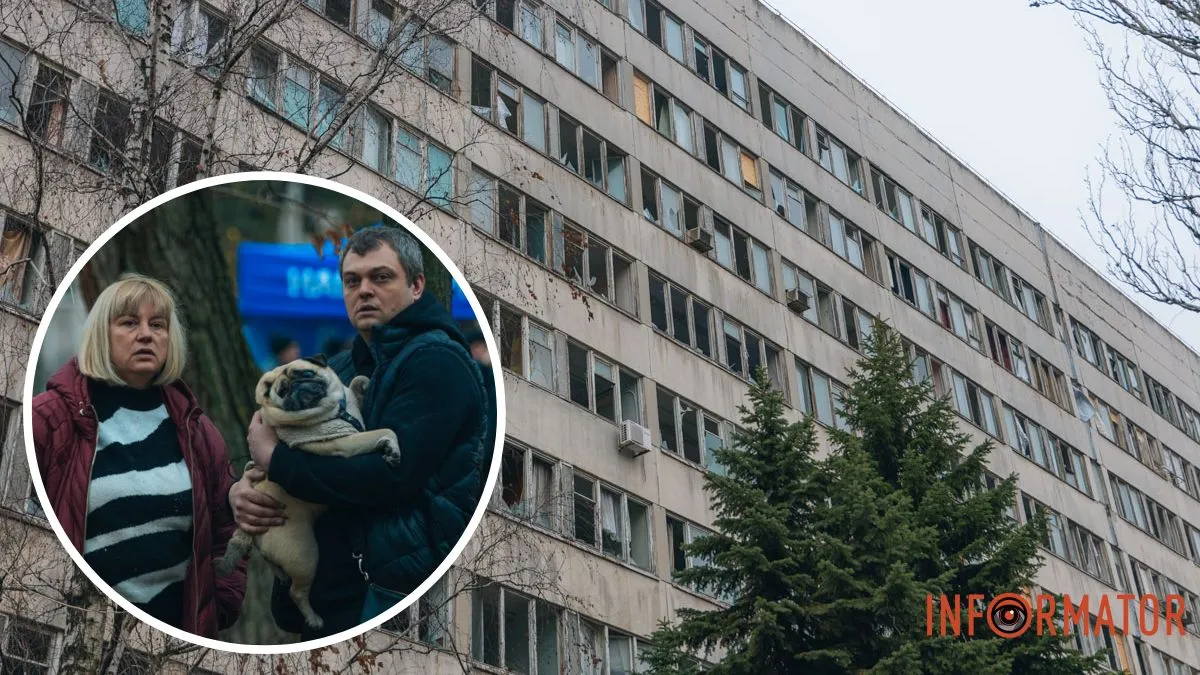 Всюди вибиті шибки: як Дніпро оговтується після ранкового «прильоту» балістики