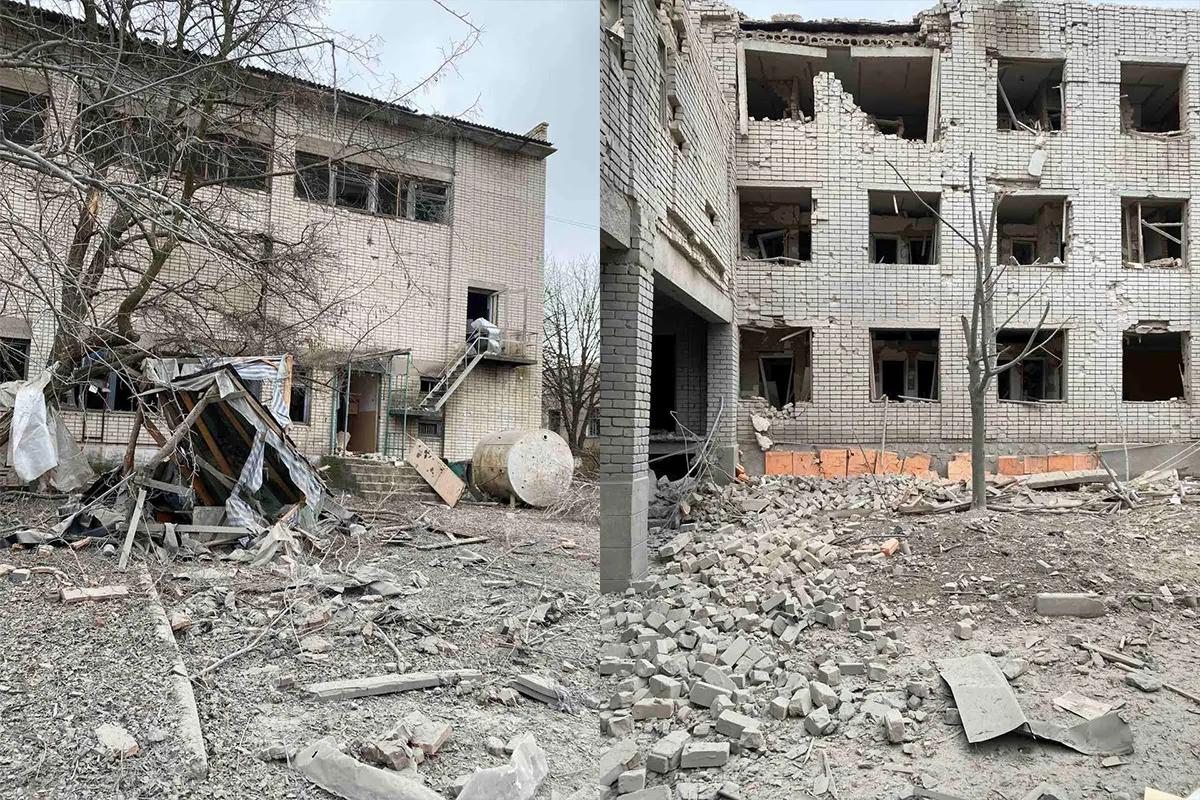 Армія рф вдарила КАБом по Покровському вищому професійному училищу в Олександрівці Армія рф вдарила КАБом по Покровському вищому професійному училищу в Олександрівці