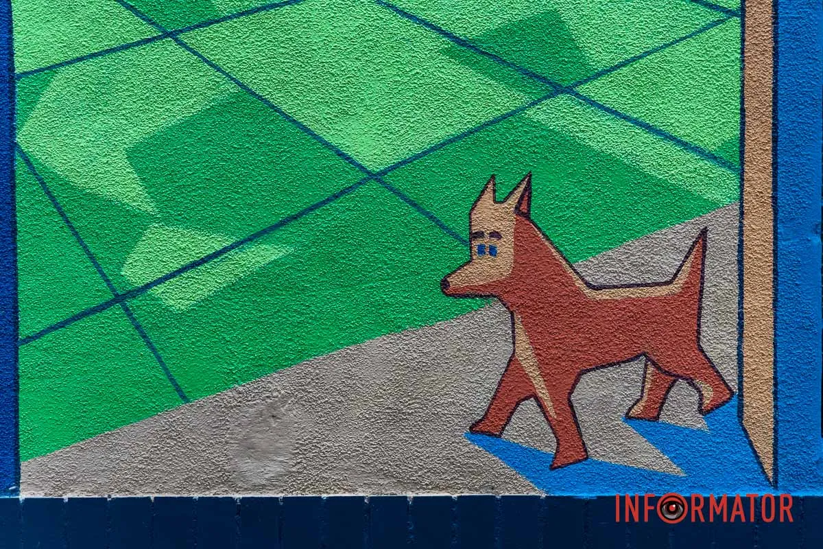 В Днепре на Павла Скоропадского появился мурал с Башнями 3